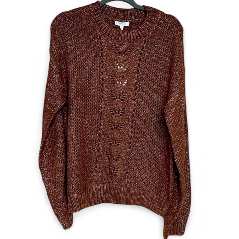 Blu Pepper Rust Knit Sweater
